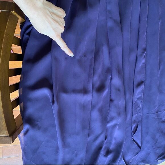 Jenny Yoo Collection Purple Chiffon Gown Size 8 - Picture 12 of 13